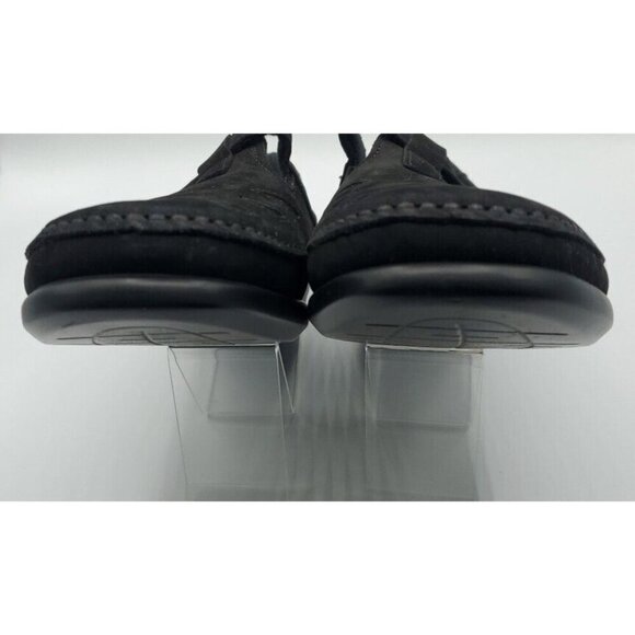 SAS Roamer Sz 8.5 NuBuck Leather Women's Comfort Walking Slip On Shoes Charcoal - Picture 9 of 13